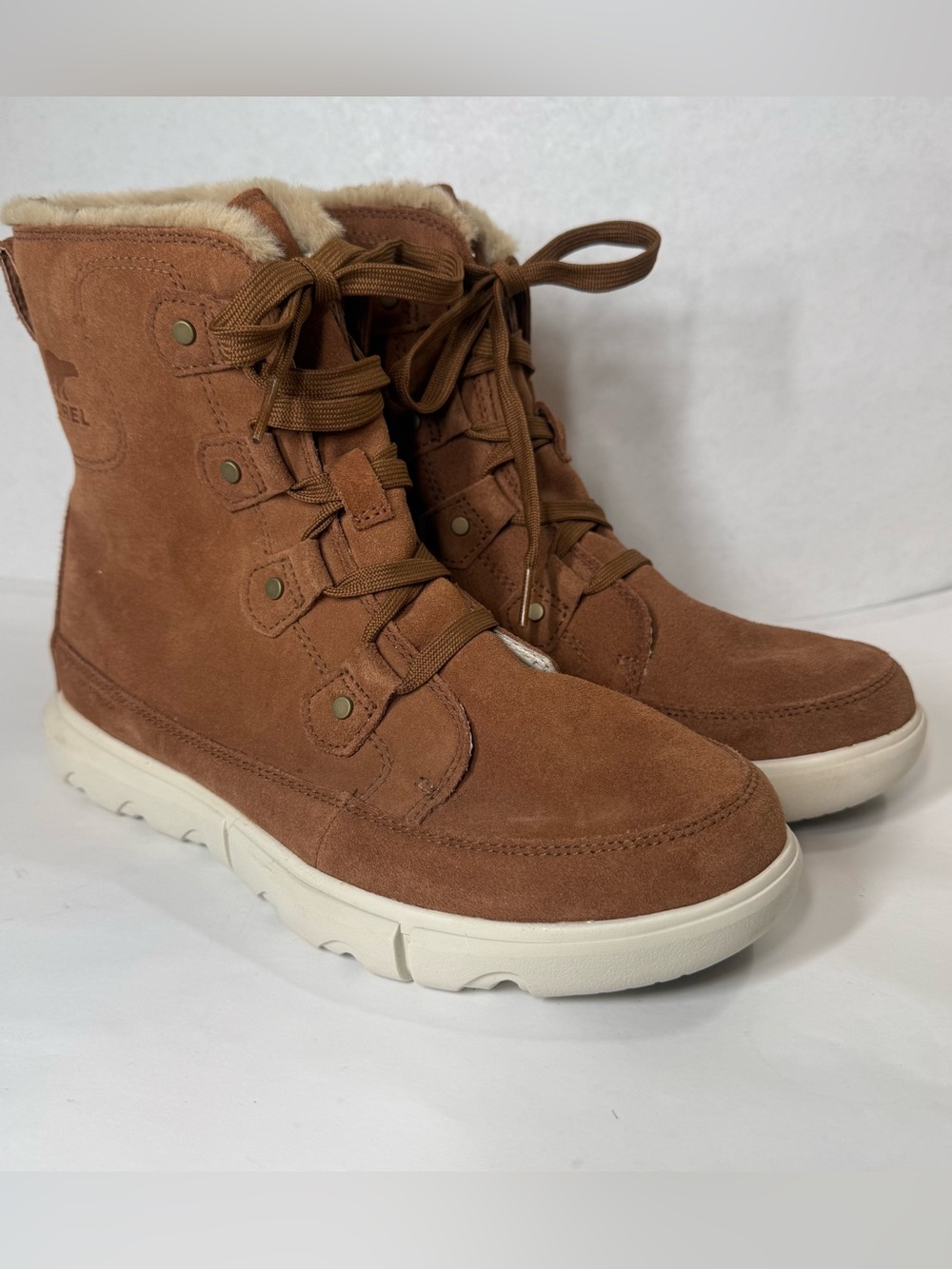 Sorel Womens Joan Explorer II Waterproof Lace Sneaker Boots sz 9.5 EUC - Picture 3 of 12